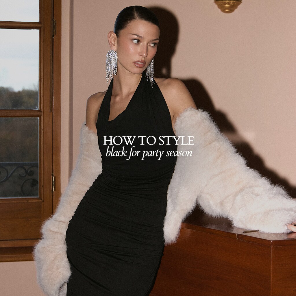 How To Style Black For Party Season